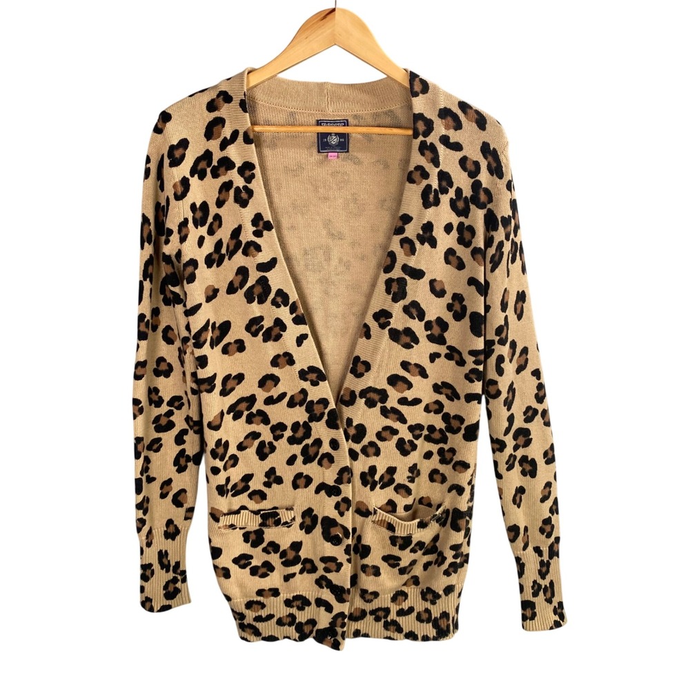 PINK Victoria's Secret Leopard Print Cardigan